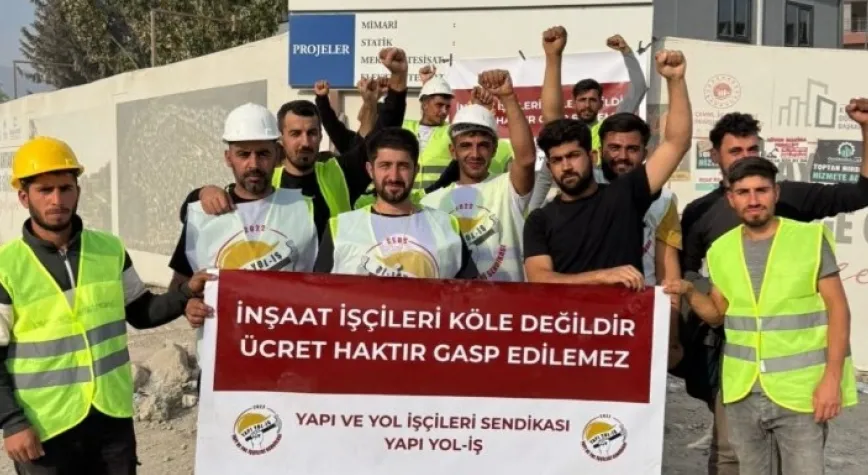 İşçilerden davullu zurnalı eylem