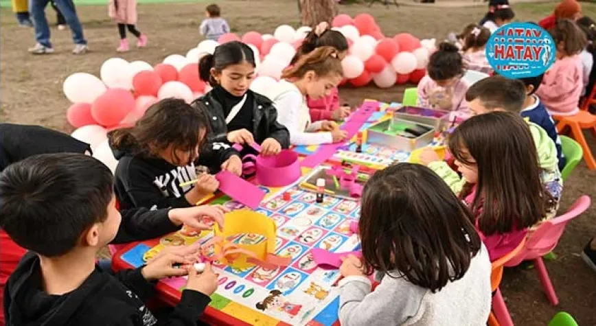 İsdemir Çocuk Şenliğinde çocuklar eğlenceli anlar yaşadı