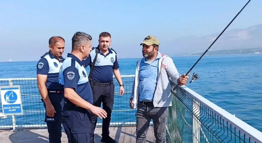 İskelede kısmi balık tutma yasağı