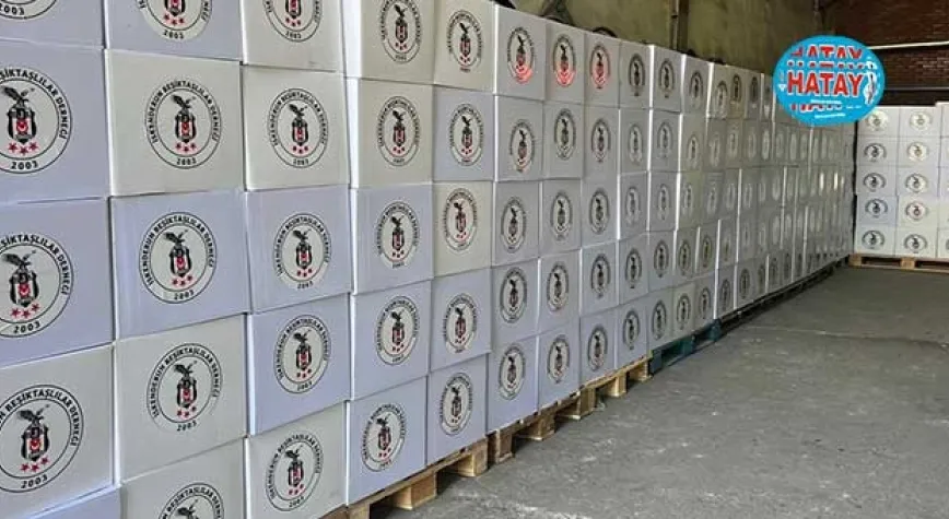 İSKENDERUN BEŞİKTAŞLILAR DERNEĞİ 512 AİLEYE EZRAK DAĞITTI