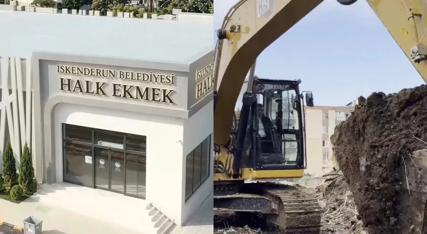 İskenderun Halk Ekmek Fabrikasında İlk Kazma Vuruldu