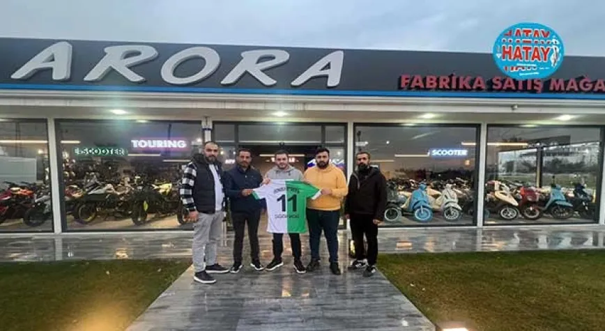 İSKENDERUN MEYDAN SPOR'DAN İŞADAMI ÇAĞATAY AKDAĞ'A FORMA