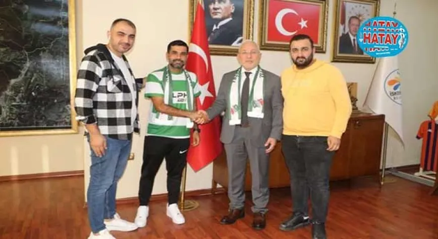 İSKENDERUN MEYDANSPOR BAŞKAN TOSYALI'YI ZİYARET ETTİ