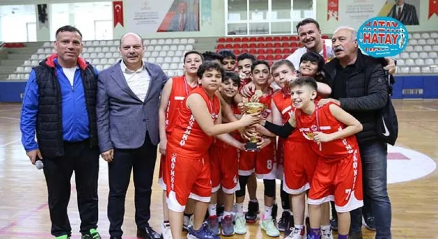 İSKENDERUN NAMIK KEMAL ORTAOKULU KÜÇÜK ERKEK  BASKETBOL TAKIMI HATAY ŞAMPİYONU OLDU