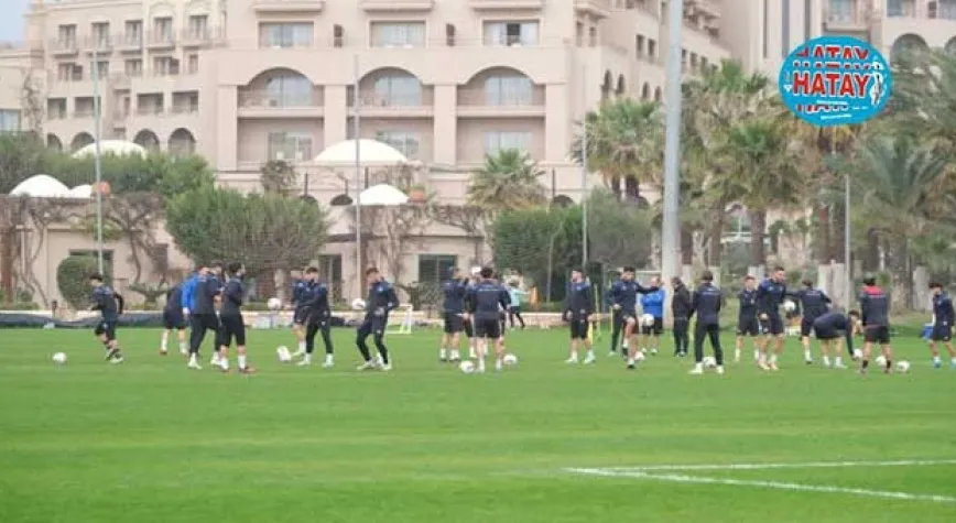 İSKENDERUN SPOR ANTALYA'DA ÇALIŞMALARINI SÜRDÜRÜYOR