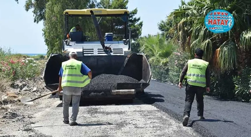 İSKENDERUN VE ARSUZ’DA ASFALT ÇALIŞMALARI SÜRÜYOR