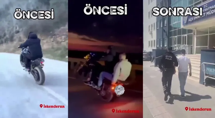 İskenderun’da Akrobatik Şov Yapan Sürücüye 45 Bin TL Ceza