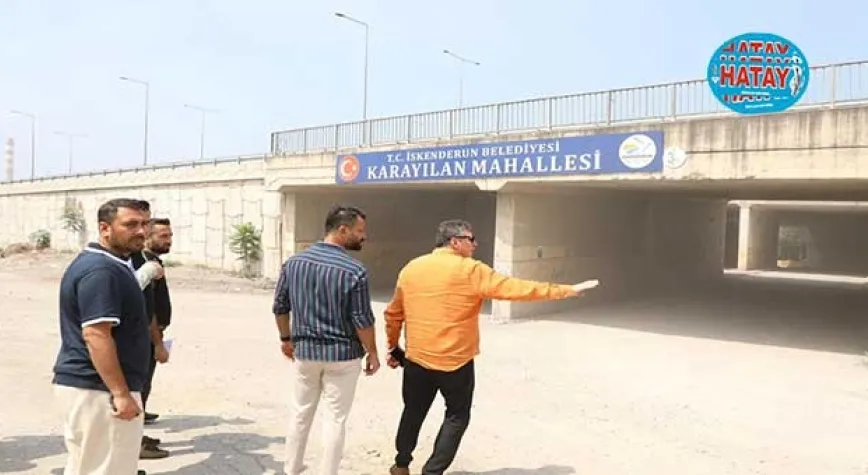 İSKENDERUN’DA ASFALT SEFERBERLİĞİ