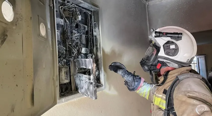 İskenderun’da Elektrik Panosu Yangını