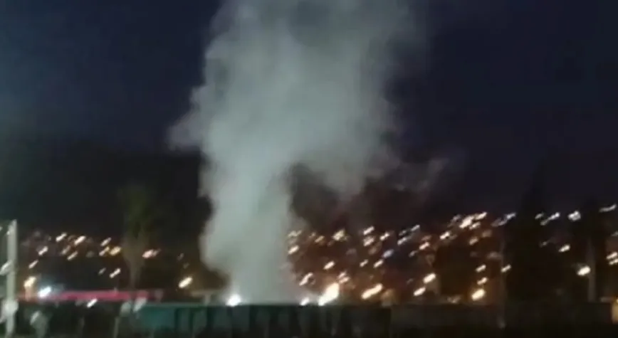 İSKENDERUN’DA KARADA HORTUM HEYECANI