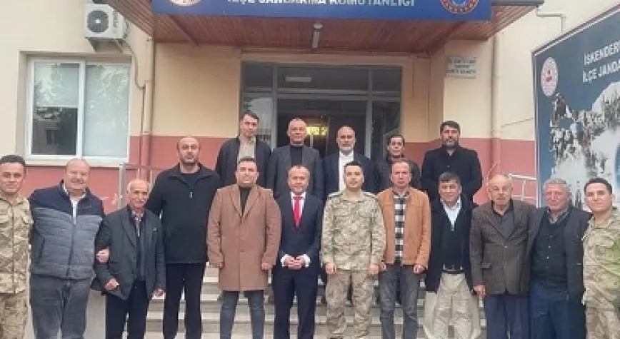 İSKENDERUN'DA MUHTARLARLA GÜVENLİK TOPLANTISI YAPILDI