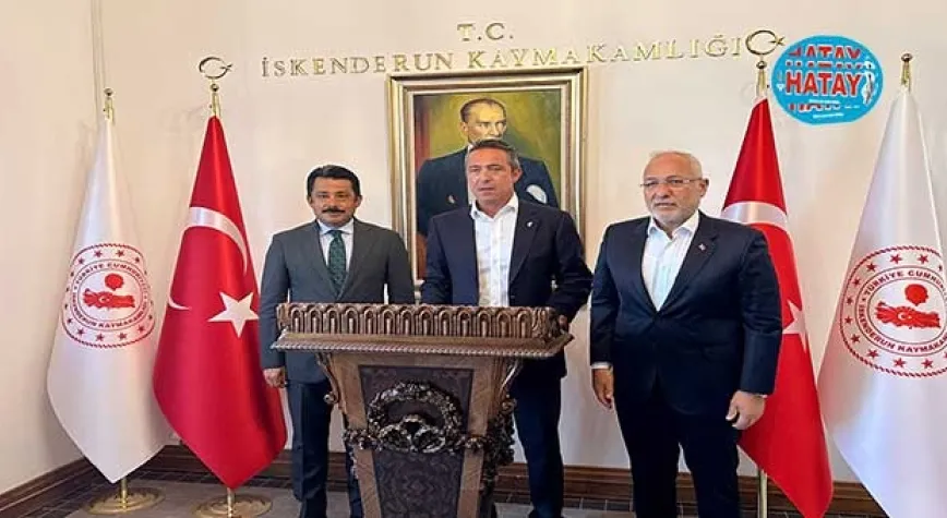  İskenderun'da temaslarda bulundular