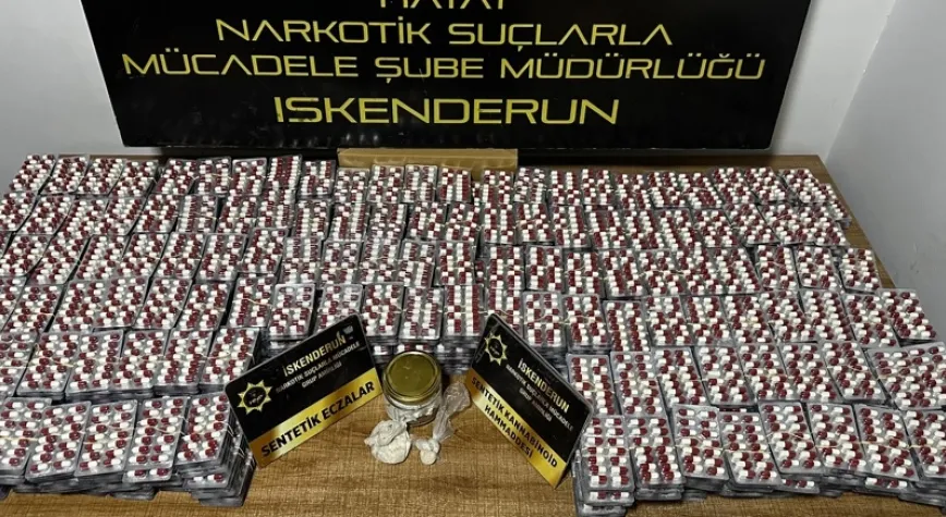 İskenderun’da uyuşturucu operasyonu