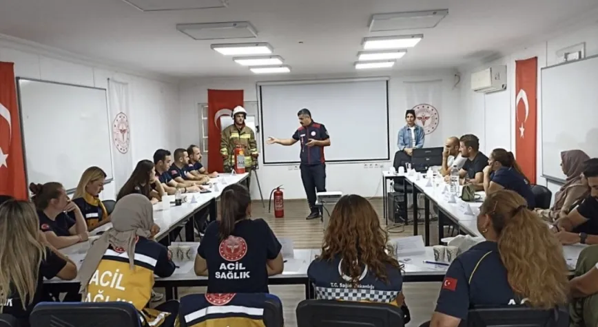 İskenderun’da Yangın Eğitimi