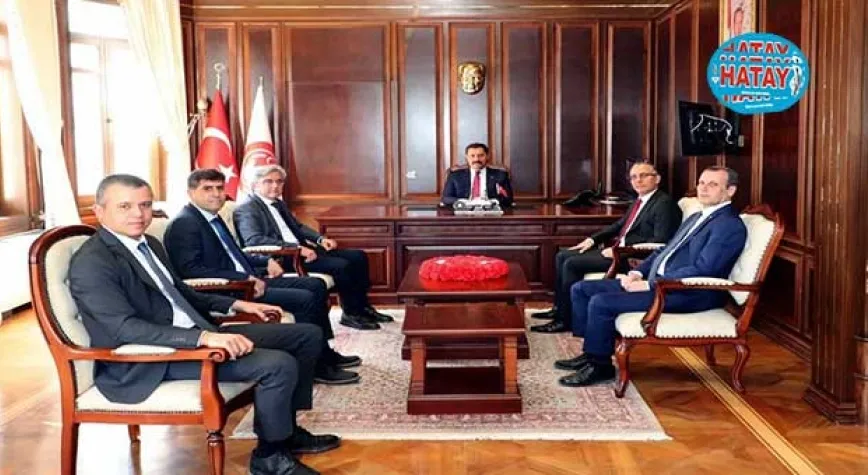 İSMO YÖNETİMİNDEN VALİ MUSTAFA MASATLI'YA ZİYARET