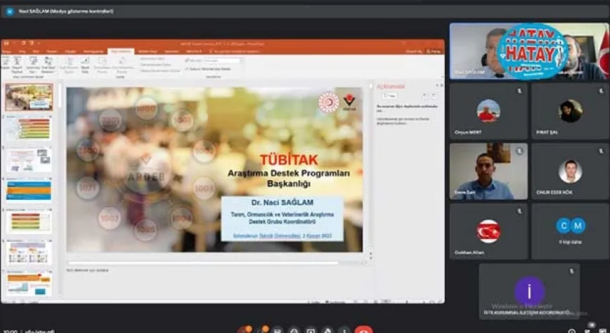İSTE’DE TÜBİTAK BİLGİLENDİRME TOPLANTISI