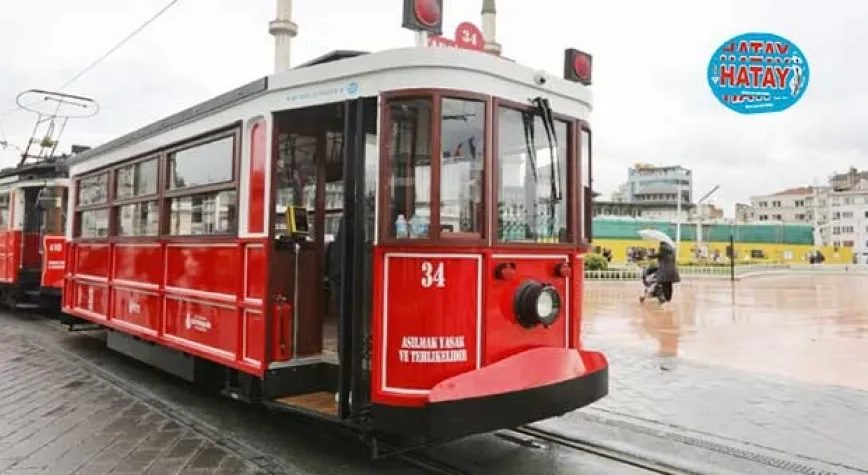 İSTİKLAL CADDESİNE BATARYALI TRAMVAY GELİYOR