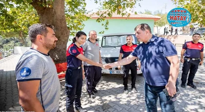 İtfaiye ekipleri Yamanlar Köyü'ne konuşlandırıldı