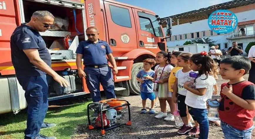 İTFAİYE HAFTASINDA TATBİKAT