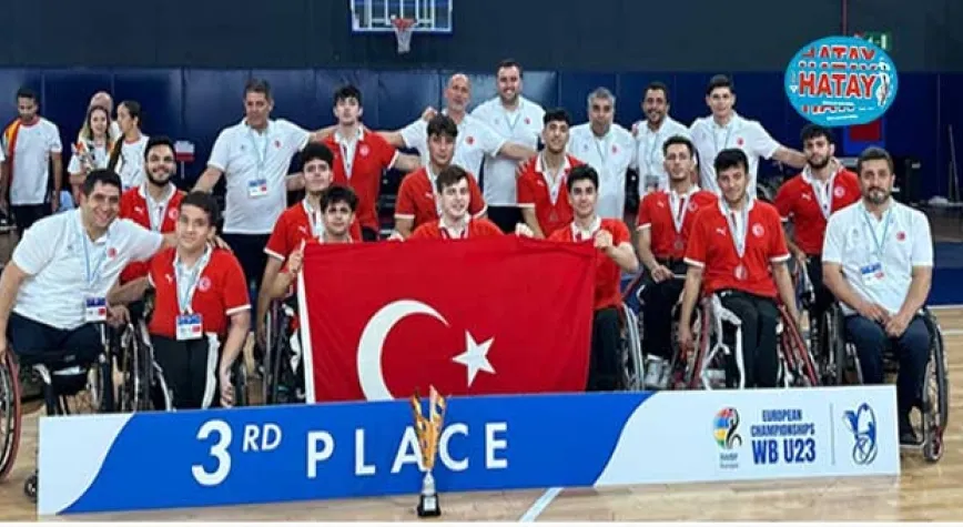IWBF Avrupa Şampiyonası’nda Bronz Madalya U23 Tekerlekli Sandalye Milli Takımımızın