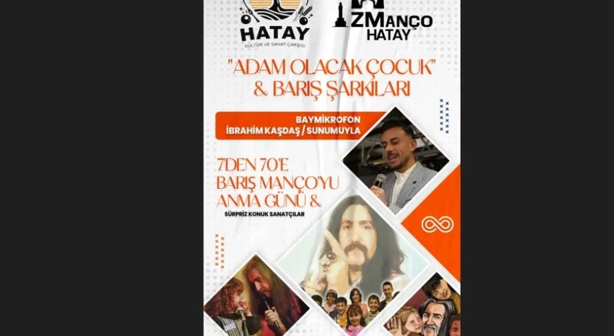 İzmanço Hatay, Barış Manço’yu Anıyor