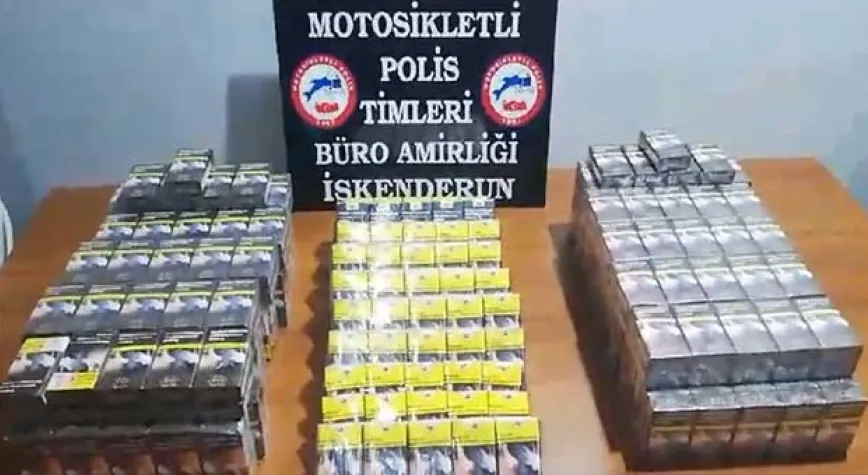 Kaçak sigara ele geçirildi