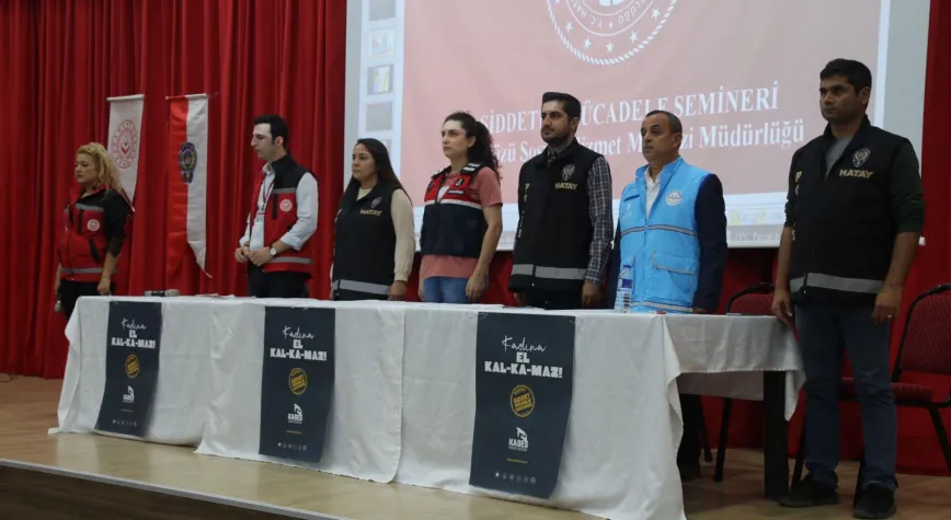 KADINA YÖNELİK ŞİDDET KONUŞULDU