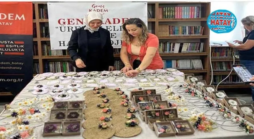 KADINLARA EL İŞİ EĞİTİMLERİ VERİLDİ