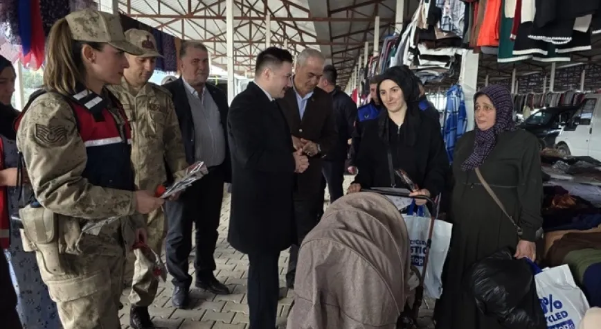 KADINLARA KARANFİL VE BROŞÜR