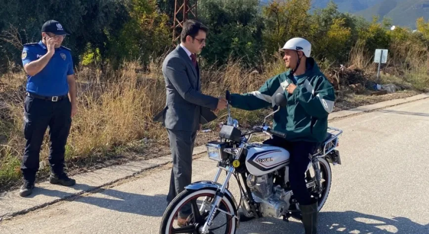 Kahraman trafik denetimlerine katıldı
