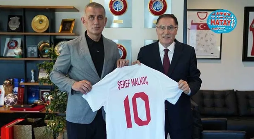 Kamu Başdenetçisi Şeref Malkoç'tan Hacıosmanoğlu'na Ziyaret