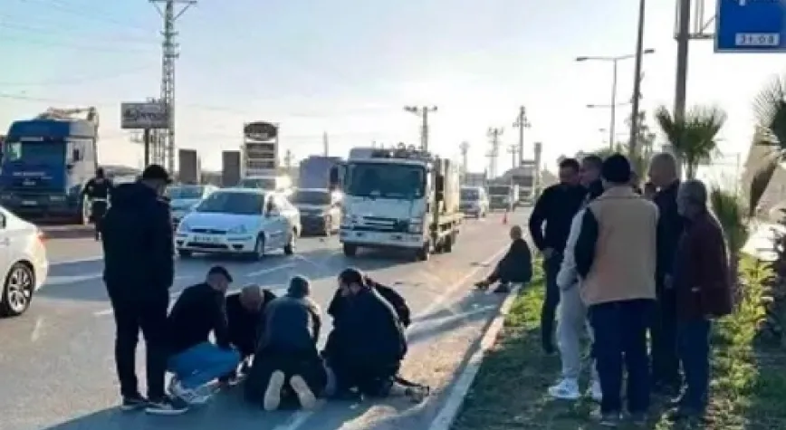 KAMYONUN ÇARPTIĞI KADIN ÖLDÜ