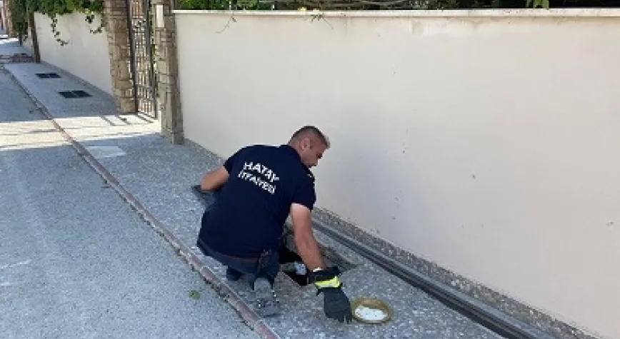KANALDA MAHSUR KALAN KÖPEK KURTARILDI