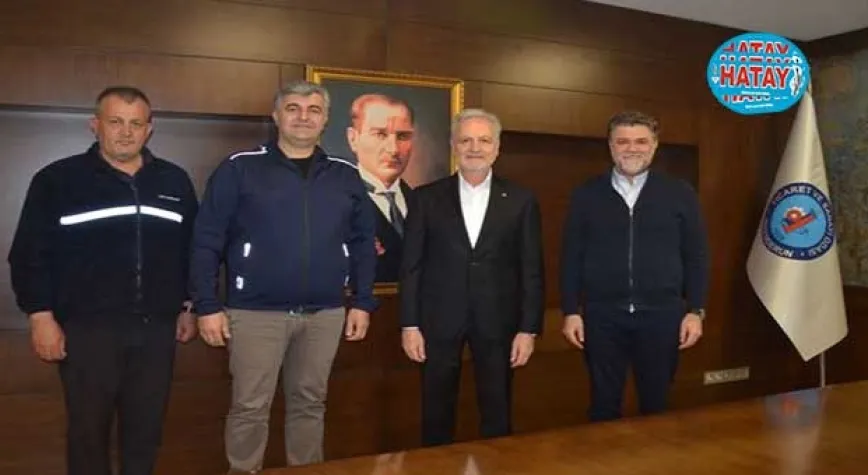 Karadeniz Holding Gemi Yöneticisi Ertan Başlak İTSO’yu Ziyaret Etti