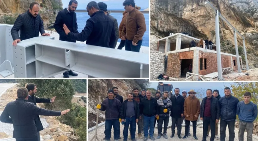 KARAMAĞARA DENİZ TURİZMİ ÇALIŞMALARI DEVAM EDİYOR