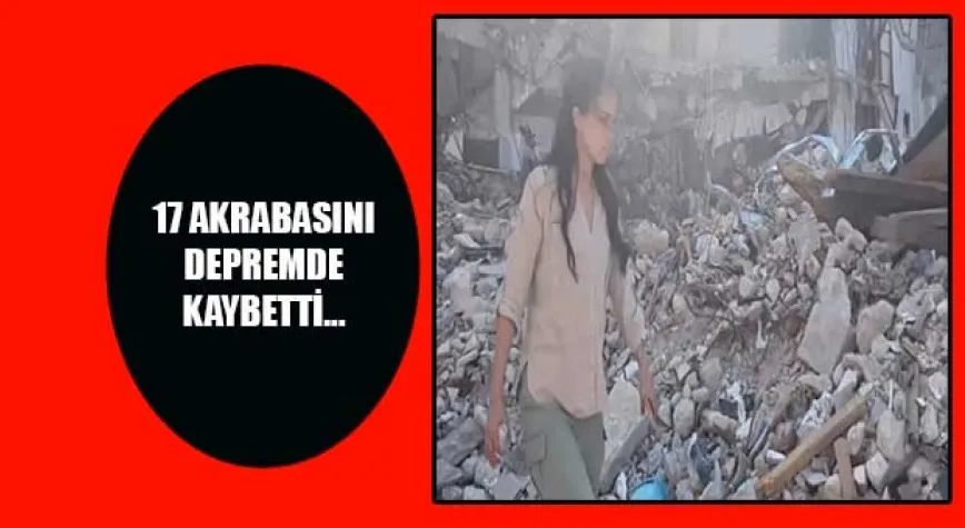 KARSU, ENKAZLARIN ARASINDA VİDEO ÇEKTİ