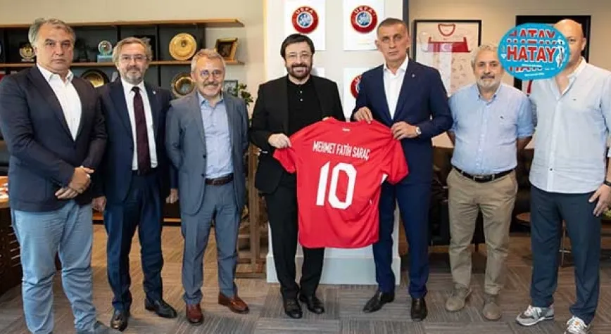 Kasımpaşa Başkanı Mehmet Fatih Saraç'tan TFF Başkanı Hacıosmanoğlu'na Ziyaret