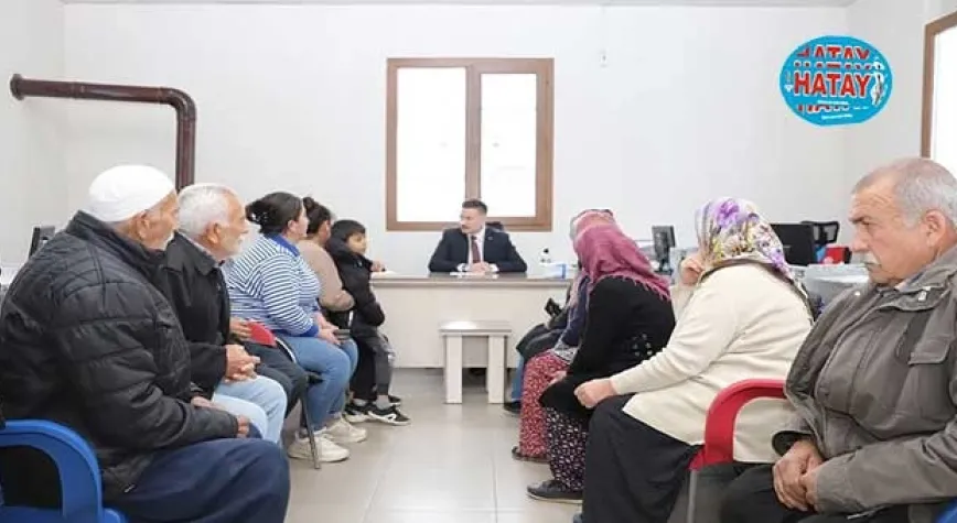 KAYMAKAM ACAR VATANDAŞLARI DİNLEDİ