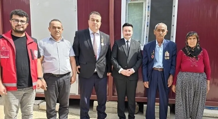 KAYMAKAM ACAR’DAN KIBRIS GAZİSİ SARI'YA ZİYARET