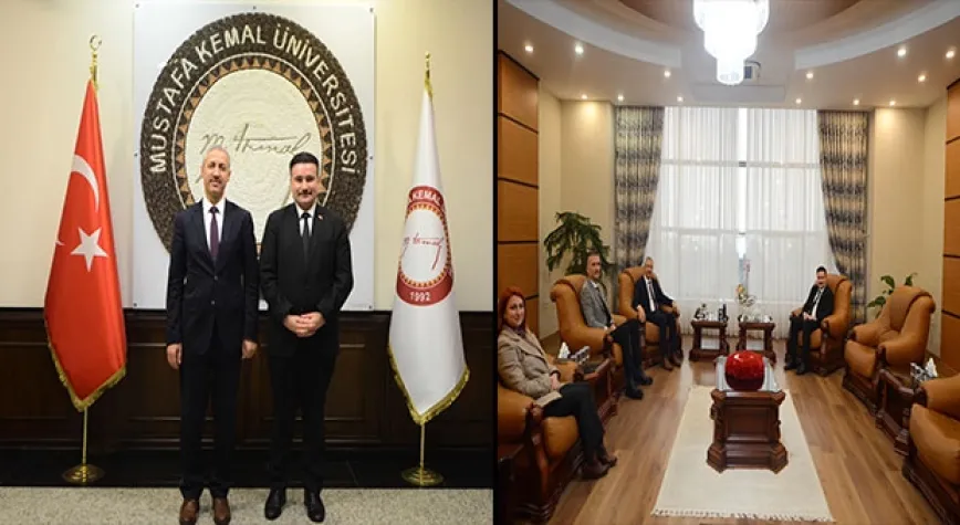  REKTÖR PROF. DR.  EREN'E HAYIRLI OLSUN ZİYARETİ