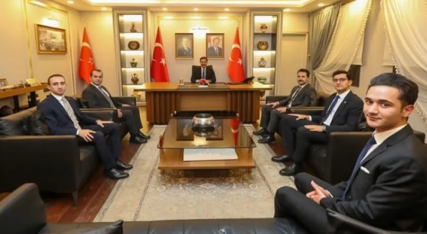 KAYMAKAM ADAYLARINDAN VALİ MASATLI’YA ZİYARET