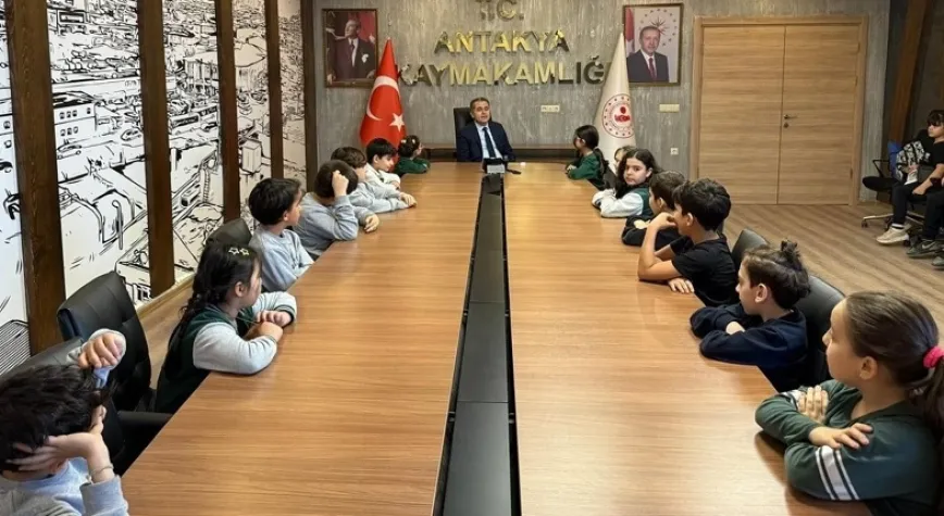 Kaymakam Akdaş Öğrencileri Ağırladı