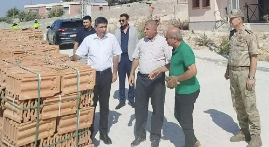 Kaymakam Coşkun'dan Köy Afet Konutlarına İnceleme