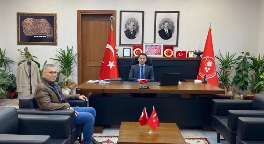 Kaymakam, Duman’ı makamında ağırladı