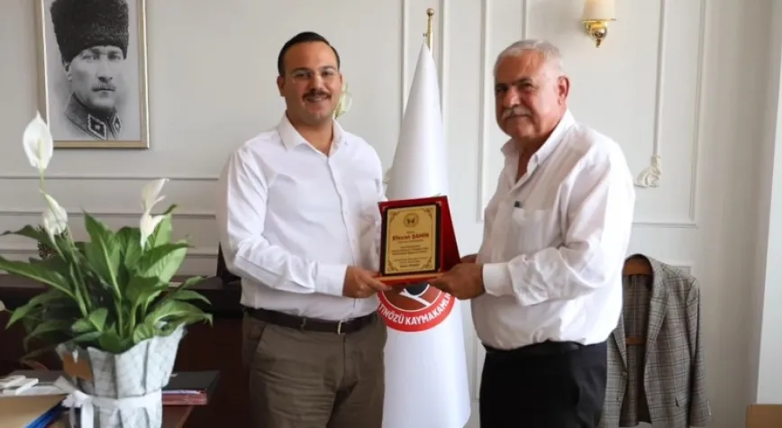 Kaymakam Efecan Şahin’e Ziyaret