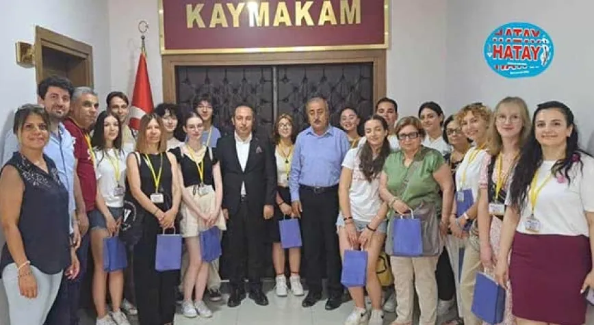 KAYMAKAM ERASMUS PROJE ORTAKLARINI AĞIRLADI