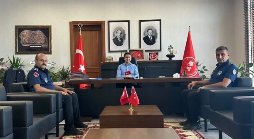 Kaymakam Kahraman Konuklarını Ağırladı