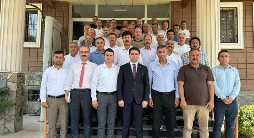 Kaymakam muhtarlarla tanıştı