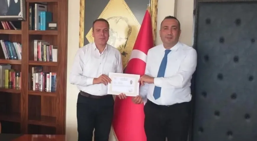 Kaymakam Özaydın’a Veda Ziyareti