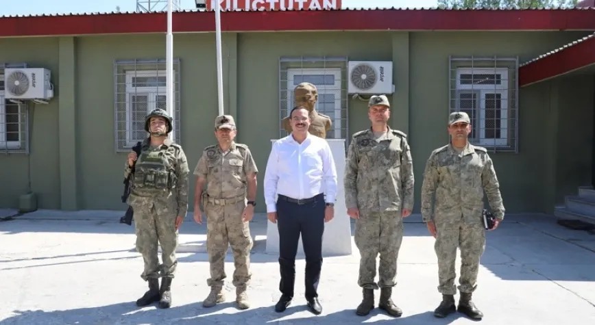 Kaymakam Şahin'den sınır güvenliğine yakın takip
